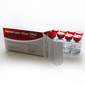 Somatropin (Гормон Роста) от Geanheal (10ЕД на флакон) Somatropin (Гормон Роста) от Geanheal (10ЕД на флакон) — упаковка препарата